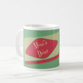 Mamas Diner Design der 50er Jahre Kaffeetasse (Vorderseite Links)