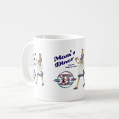 Mamas Diner Kaffeetasse (Vorderseite Links)