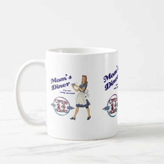 Mamas Diner Kaffeetasse (Links)