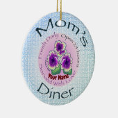 Mamas Diner Keramik Ornament (Rechts)