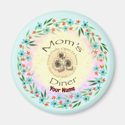 Mamas Diner-Magnet Magnet (Vorne)