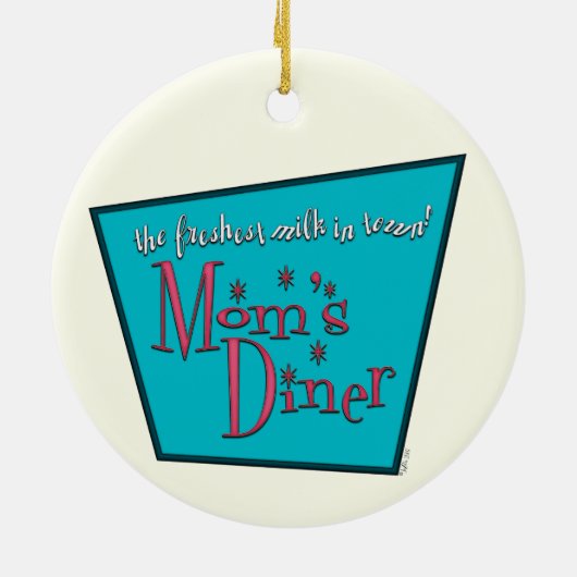 Mamas Diner: Stillzeit Keramik Ornament (Hinten)