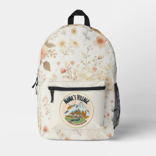 Mamas Dorf: Wo Liebe wächst Bedruckter Rucksack