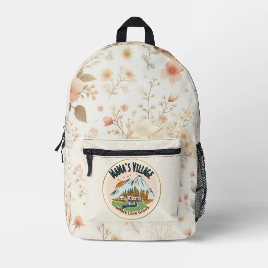 Mamas Dorf: Wo Liebe wächst Bedruckter Rucksack (Vorderseite)