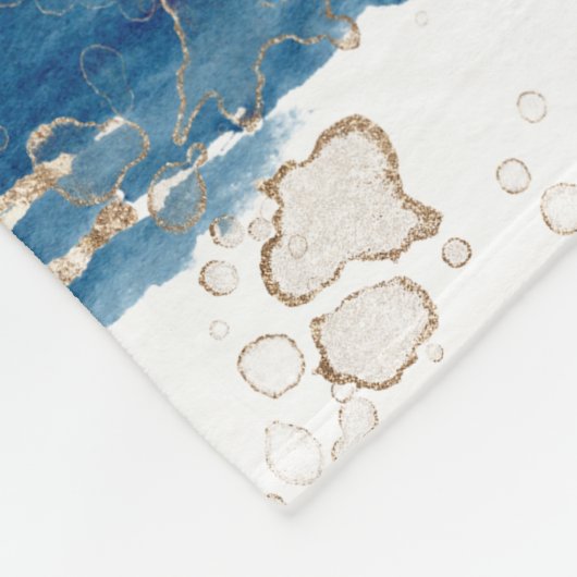 Mamas Eisdecke Skater "Gefrieren.." Fleecedecke (Ecke)