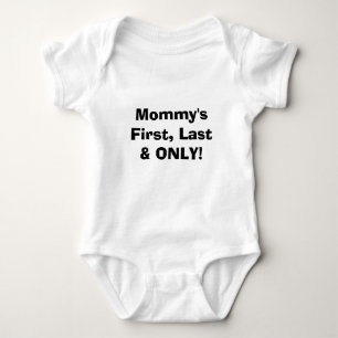 Mamas erstes, letztes und einziges! (lustig) baby strampler