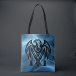 Mamas fett Adler auf Blue Smoke Große Schulterhaut Tasche<br><div class="desc">Mamas fett Adler auf Blue Smoke Große Schulterhaut Tasche</div>