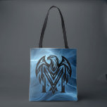 Mamas fett Adler auf Blue Smoke Große Schulterhaut Tasche<br><div class="desc">Mamas fett Adler auf Blue Smoke Große Schulterhaut Tasche</div>