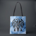 Mamas fett Adler auf Blue Smoke Große Schulterhaut Tasche<br><div class="desc">Mamas fett Adler auf Blue Smoke Große Schulterhaut Tasche</div>