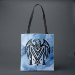 Mamas fett Adler auf Blue Smoke Große Schulterhaut Tasche<br><div class="desc">Mamas fett Adler auf Blue Smoke Große Schulterhaut Tasche</div>