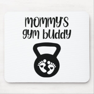 Mamas Fitnessbuddy Schwangere Kettlebell-Hebende K Mousepad