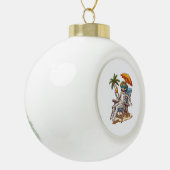 Mamas freier Tag Keramik Kugel-Ornament (Links)