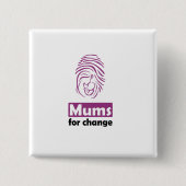 Mamas für Änderungsquadratabzeichen Button (Vorderseite)