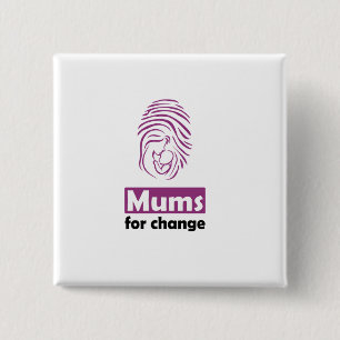 Mamas für Änderungsquadratabzeichen Button
