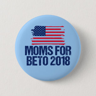 Mamas für Beto 2018   O'Rourke für den Senat Button