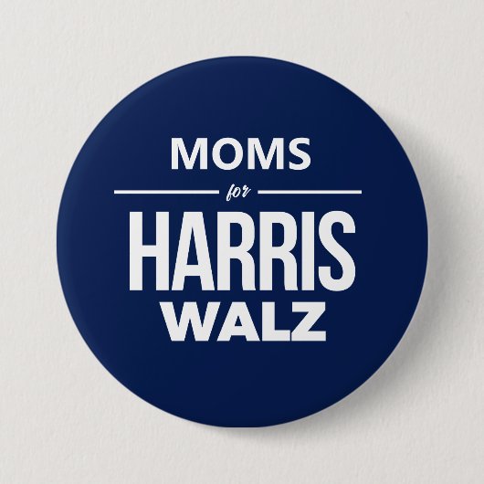 Mamas für Harris Walz Button (Vorderseite)