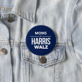 Mamas für Harris Walz Button (Beispiel)