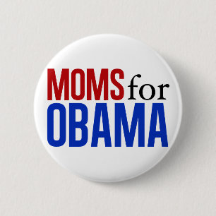 Mamas für Obama Button
