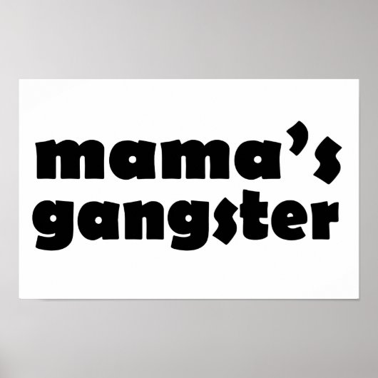 Mamas Gangster Poster (Vorne)