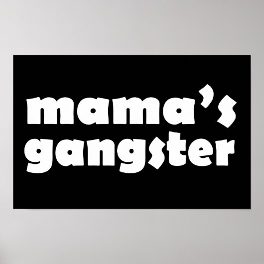 Mamas Gangster Poster (Vorne)