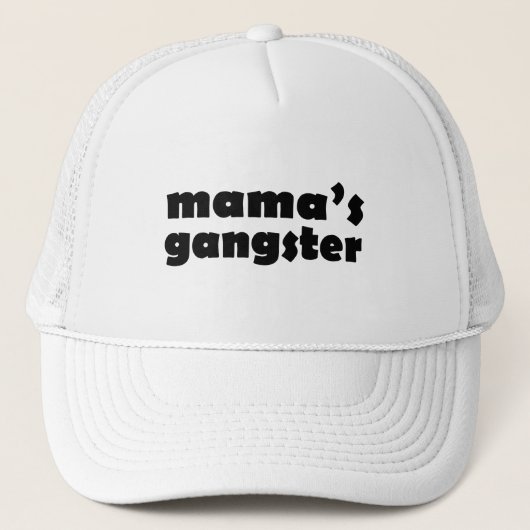 Mamas Gangster Truckerkappe (Vorderseite)