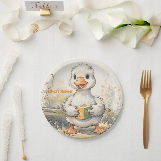 Mamas Gänsehaut-Baby-Party Pappteller (Hochzeit)