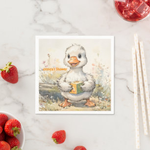 Mamas Gänsehaut-Baby-Party Serviette