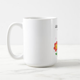 Mamas Garten, wo Liebe wächst   Florale Typographi Kaffeetasse