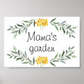 Mamas Gartenposter Poster (Vorne)
