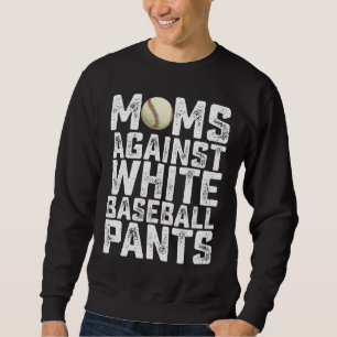 Mamas gegen den Muttertag weißer Baseballschwanzti Sweatshirt