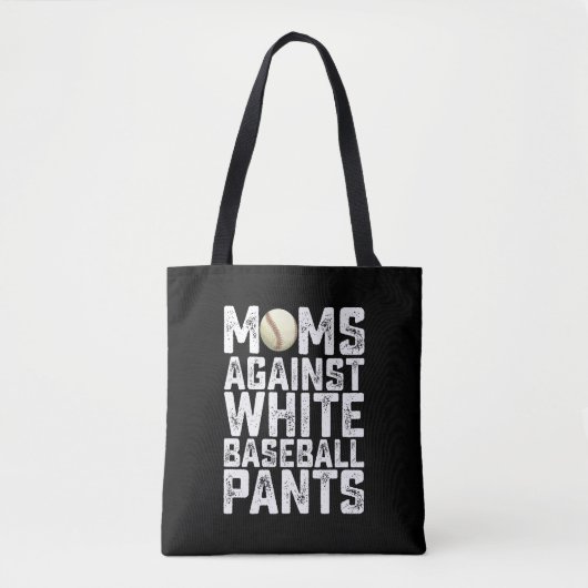 Mamas gegen den Muttertag weißer Baseballschwanzti Tasche (Vorderseite)