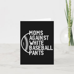 Mamas gegen die Baseball-Baseball-Mama Mot Karte