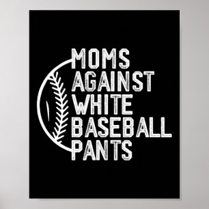 Mamas gegen die Baseball-Baseball-Mama Mot Poster