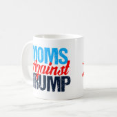 Mamas gegen Trump Politisch Kaffeetasse (Vorderseite Links)