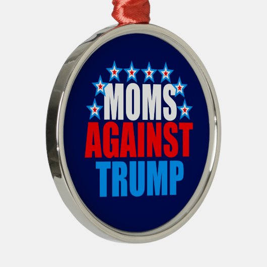 Mamas gegen Trumpf Ornament Aus Metall (Rechts)