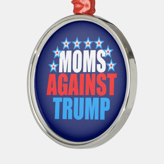 Mamas gegen Trumpf Ornament Aus Metall (Links)