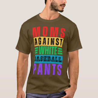Mamas gegen weiße Baseballpflanzen 16 T-Shirt