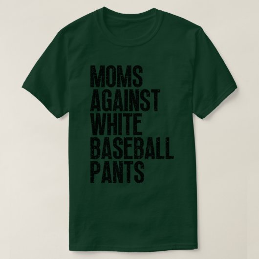 Mamas gegen weiße Baseballpflanzen 25 T-Shirt (Design vorne)