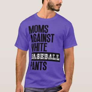Mamas gegen weiße Baseballpflanzen 33 T-Shirt