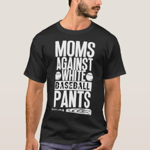 Mamas gegen weiße Baseballpflanzen 35 T-Shirt