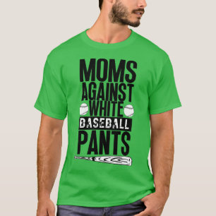 Mamas gegen weiße Baseballpflanzen 38 T-Shirt
