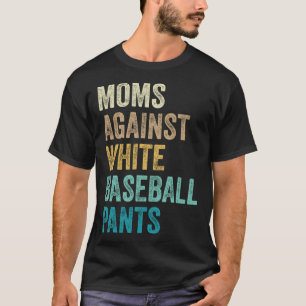 Mamas gegen weiße Baseballpflanzen T-Shirt