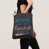 Mamas gegen weiße Baseballpflanzen Tasche (Von Nahem)
