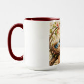 Mamas gemütliches Nest Tasse (Links)
