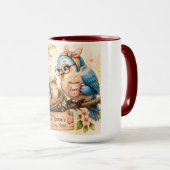 Mamas gemütliches Nest Tasse (VorderseiteRechts)