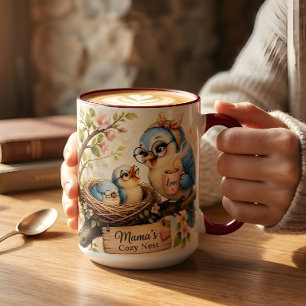 Mamas gemütliches Nest Tasse