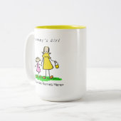 Mama's Girl - Blonde Mutter & Tochter Tasse (Vorderseite Links)