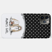 Mamas Girl Shih Tzu (bräunlich weiß) Mama des Hund Case-Mate iPhone Hülle (Rückseite (Horizontal))
