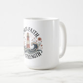 Mamas Glaube, meine Stärke Kaffeetasse (VorderseiteRechts)