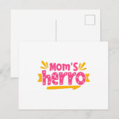 Mamas Hallo Postkarte (Vorne/Hinten)